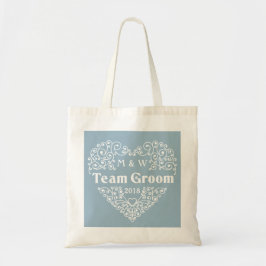 Bolsa Tote Monogramas personalizados do Team Grot e sacos de 