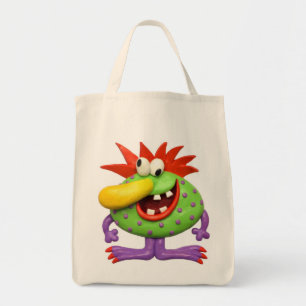 Bolsa Tote Monstro amarelo do nariz