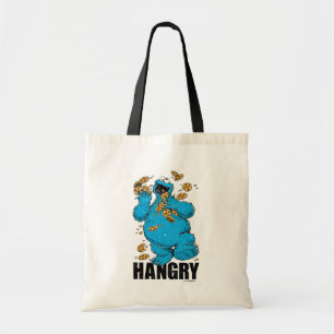 Bolsa Tote Monstro Biscoito Retro   Faminto