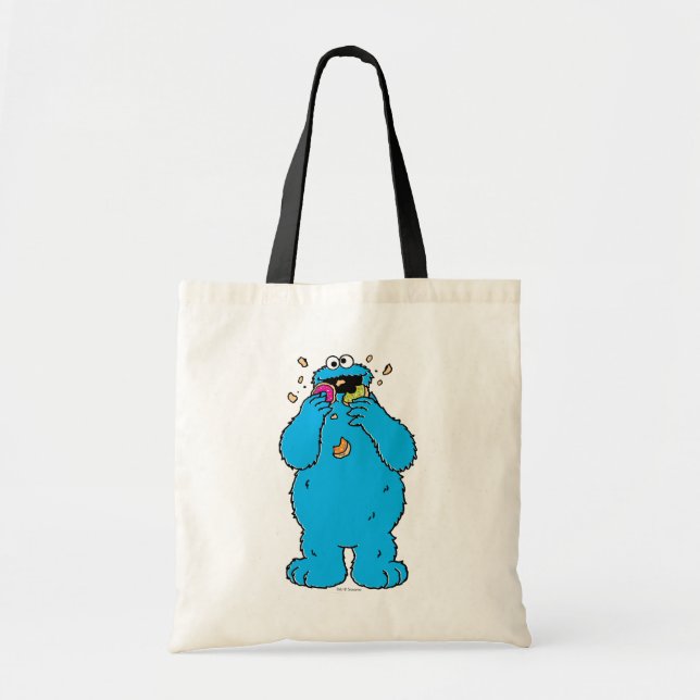 Bolsa Tote Monstro Come-BoloDestruidor de Donuts (Frente)