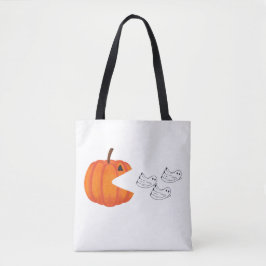Bolsa Tote Monstro da Abóbora vs Fantasmas - Halloween Louco!