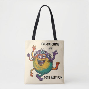 Bolsa Tote Monstro dançante