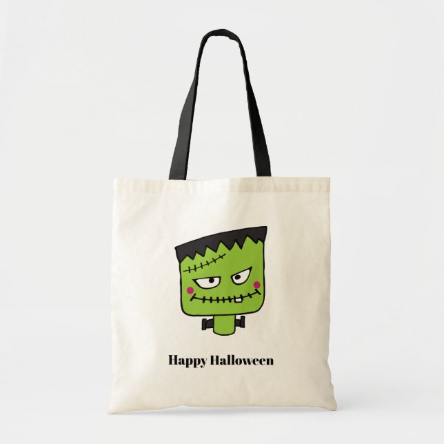 Bolsa Tote Monstro das Halloween (Frente)