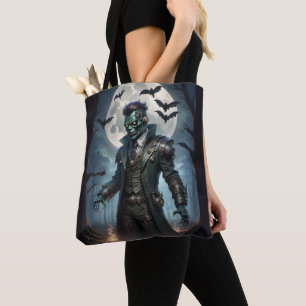 Bolsa Tote Monstro de Frankenstein Steampunk de Halloween