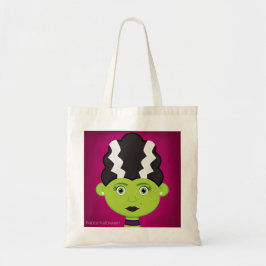 Bolsa Tote Monstro de menina verde