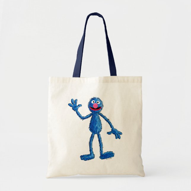 Bolsa Tote Monstro no Fim desta História | Grover (Frente)