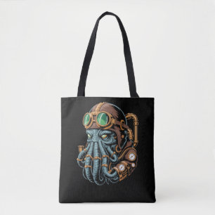 Bolsa Tote monstro steampunk Cthulhu