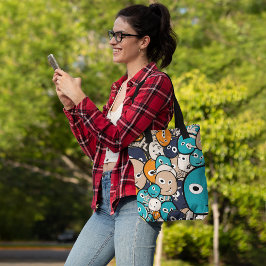 Bolsa Tote Monstros sem costura