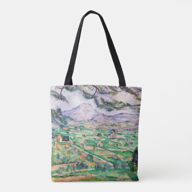 Bolsa Tote Mont Sainte-Victoire, Paul Cezanne (Verso)