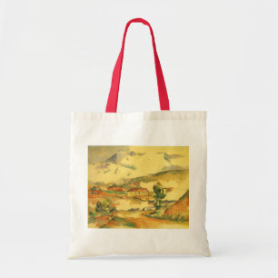 Bolsa Tote Mont Sainte Victoire, por Paul Cezanne, Vintage Ar