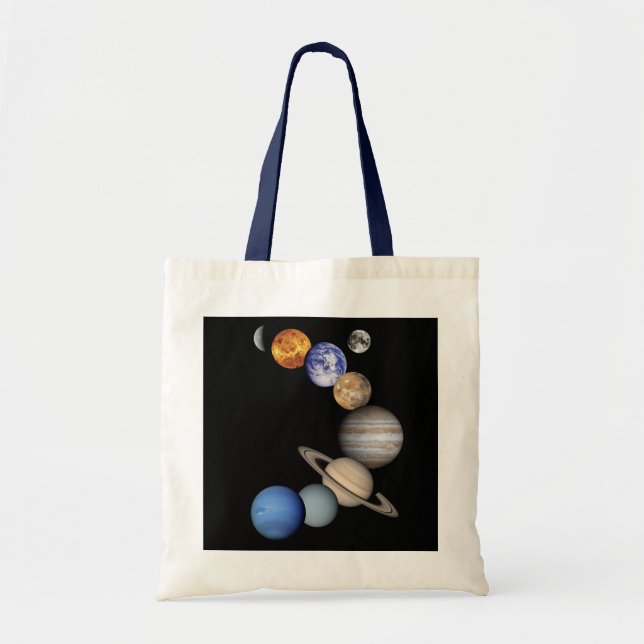 Bolsa Tote Montagem do sistema solar (Frente)