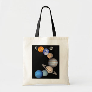 Bolsa Tote Montagem do Sistema Solar Fotos de Planetas JPL