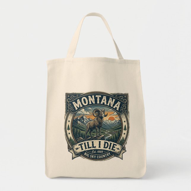 Bolsa Tote “Montana Até Morrer” (Frente)