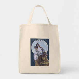 Bolsa Tote Montana - Big Sky CountryHowling Wolf