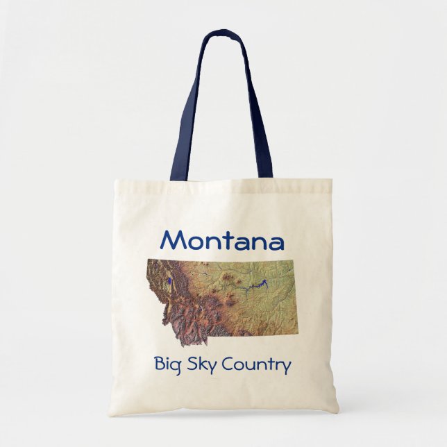 Bolsa Tote Montanan Map Bag (Frente)