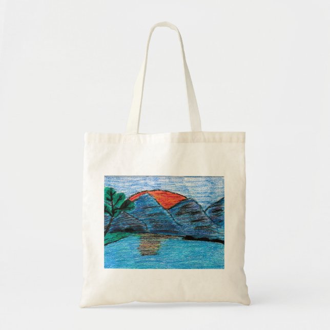 Bolsa Tote Montanha Sunset (Frente)