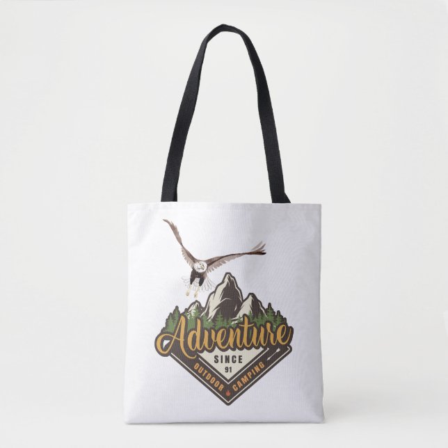 Bolsa Tote Montanhas Aventura Eagle Hiking (Frente)