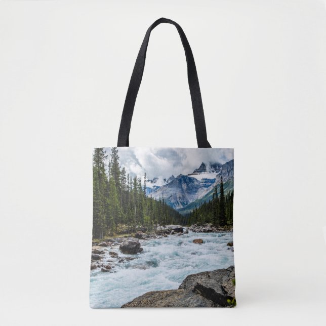 Bolsa Tote Montanhas | Banff National Park Alberta, Canadá (Frente)
