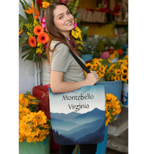 Bolsa Tote Montanhas Blue Ridge, Montebello personalizável