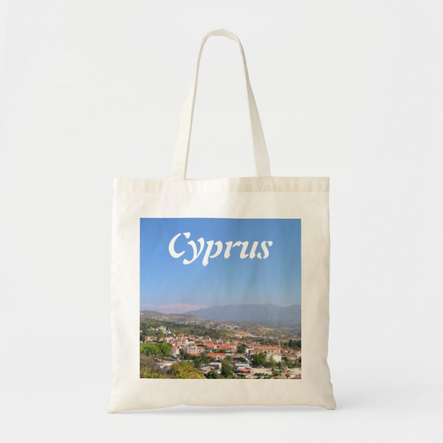 Bolsa Tote montanhas de Chipre Troodos (Frente)