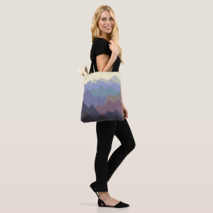 Bolsa Tote Montanhas de inverno de abstrato Art