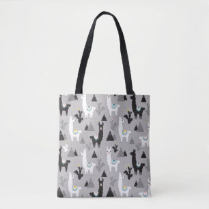 Bolsa Tote Montanhas de lama cactus, padrão perfeito.