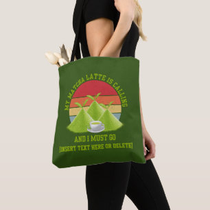 Bolsa Tote Montanhas Divertidas Matcha Chamam Drinker Latino