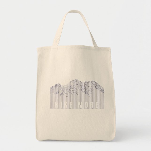 Bolsa Tote Montanhas Hike More (Frente)