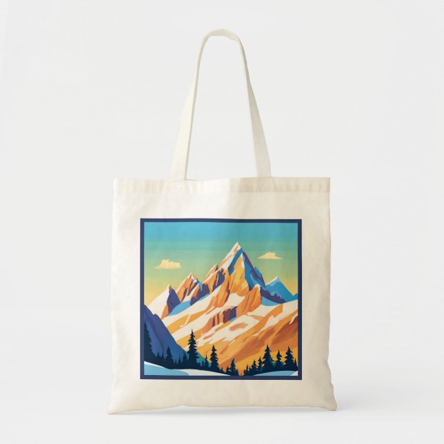 Bolsa Tote Montanhas Magestosas (Frente)