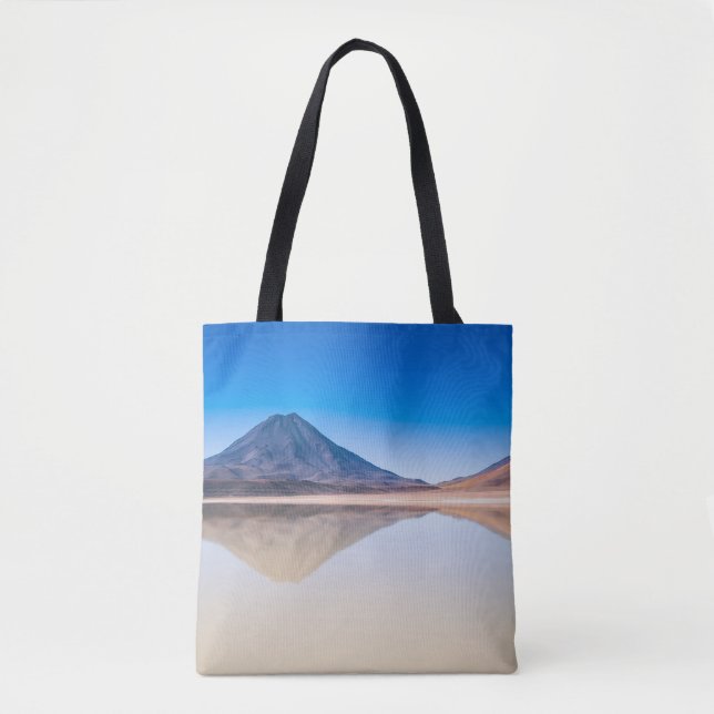 BOLSA TOTE MONTANHAS REFLETIDAS NA ÁGUA (Frente)
