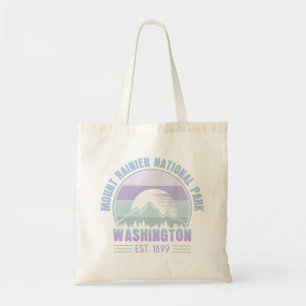 Bolsa Tote Monte Rainier National Park Washington EUA Retro