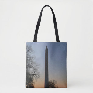 Bolsa Tote Monumento a Washington ao Pôr do Sol em DC