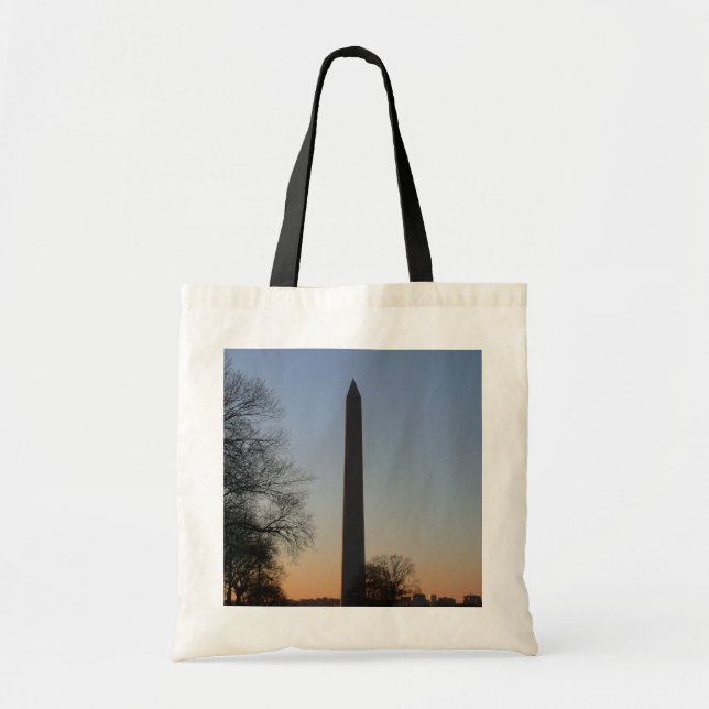 Bolsa Tote Monumento a Washington no Sunset (Frente)