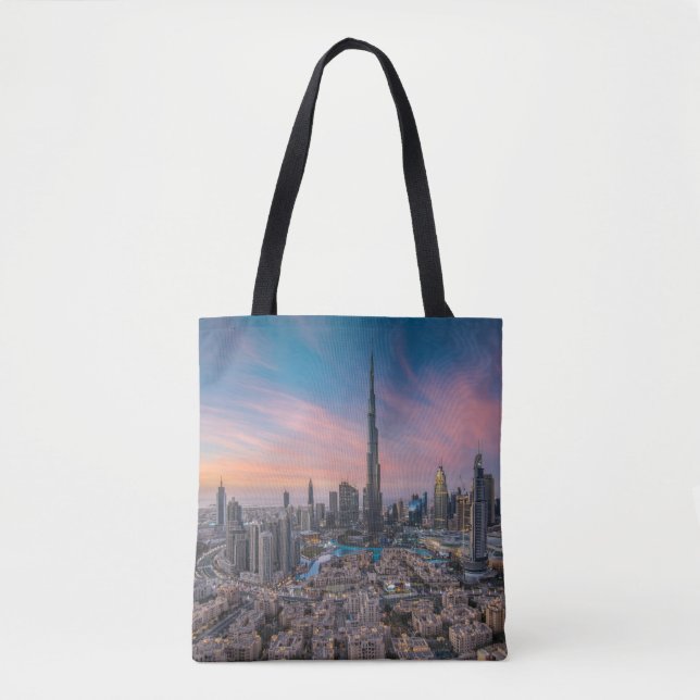 Bolsa Tote Monumentos | Dubai Cityscape (Frente)