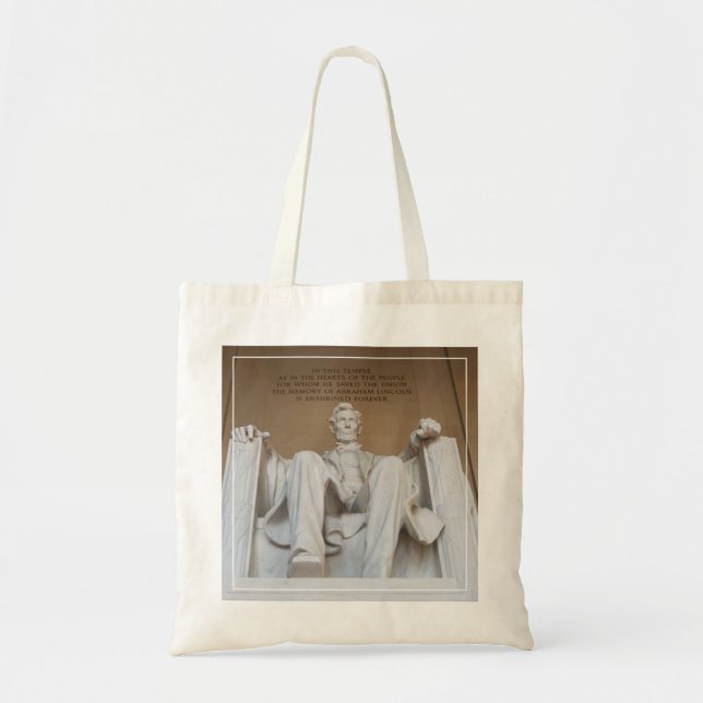 Bolsa Tote Monumentos | Memorial Lincoln (Frente)