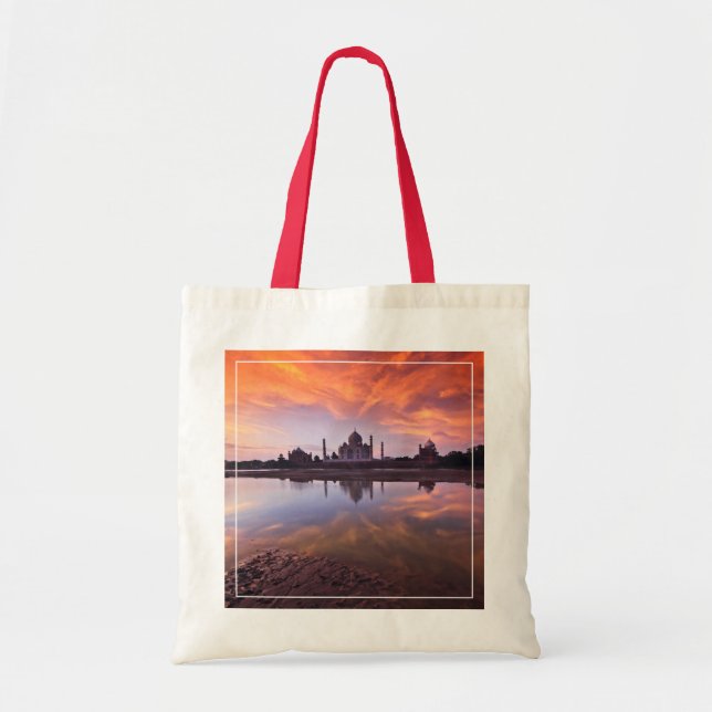 Bolsa Tote Monumentos | Taj Mahal Sunset (Frente)