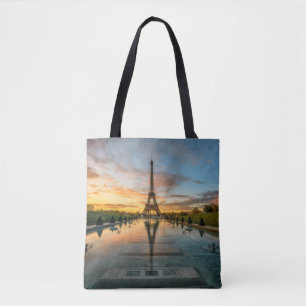Bolsa Tote Monumentos Torre Eiffel Sunrise