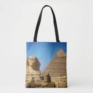 Bolsa Tote Monuments Sphinx & Pyramid of Egypt