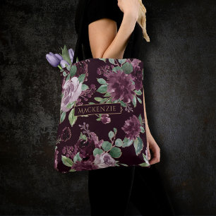 Bolsa Tote Moody Passion Rosa De Vinho Roxo Dramático