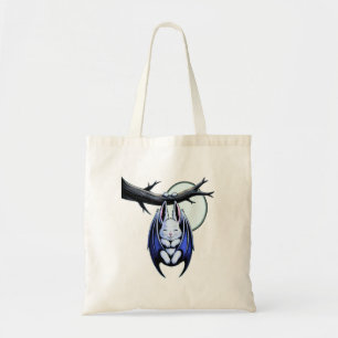 Bolsa Tote Moonlit Pastel Bat Bunny Cute Gothene Halloween