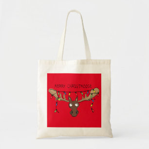 Bolsa Tote Moose Cute Engraçado Natal