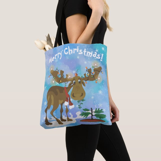 Bolsa Tote Moose Natal (Close Up)