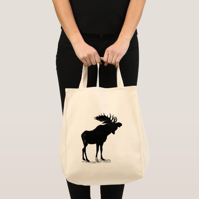 Bolsa Tote Moose Silhouette (Frente (produto))