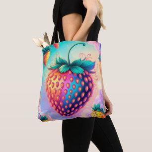 Bolsa Tote Morango colorido