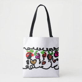 Bolsa Tote Morango de Chocolate do dia dos namorados