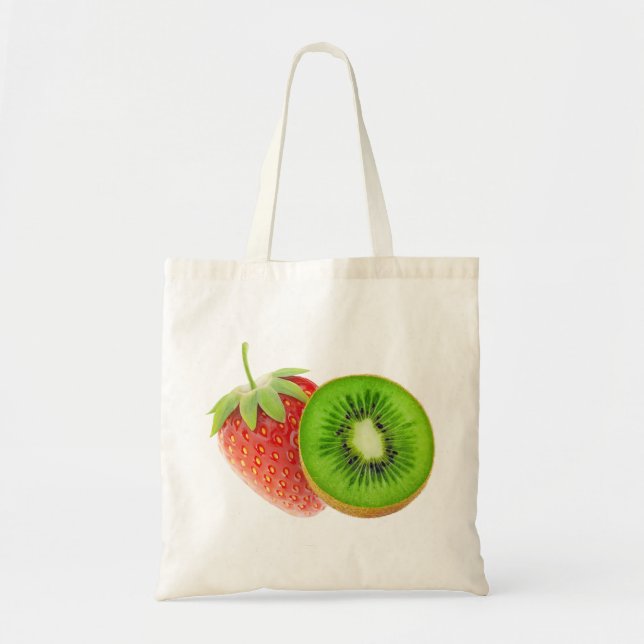 Bolsa Tote Morango e kiwi (Frente)