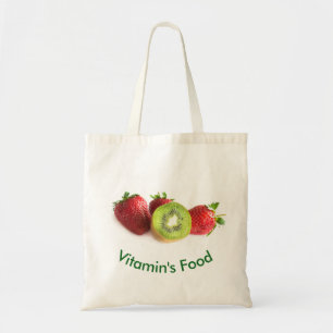 Bolsa Tote Morango e kiwi