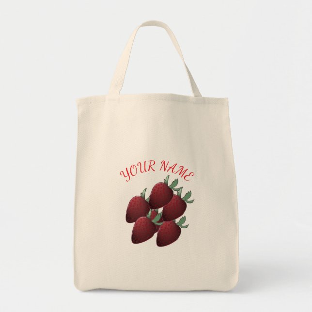 Bolsa Tote Morango Tote Bag (Frente)