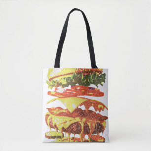 Bolsa Tote Mordida Clássica Desde Sempre – Gotejamento de Ham