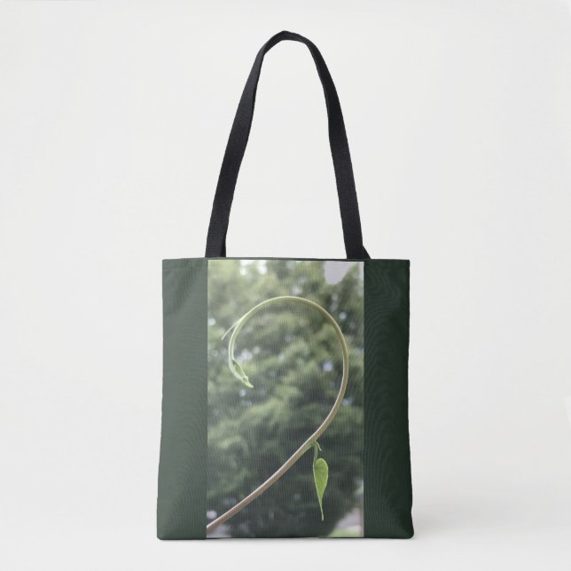 Bolsa Tote Morning Glory Tendril and Leaf (Frente)